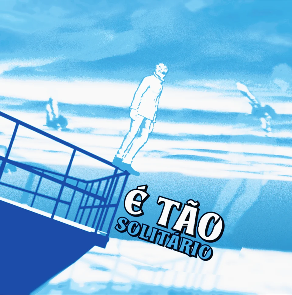 Frame azul do projeto Satoru Gojo — 7 Minutoz
